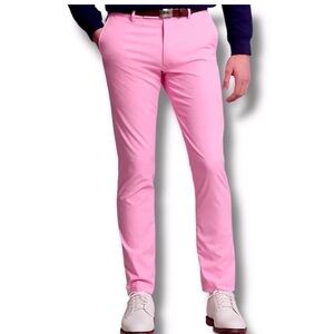 Ralph Lauren RLX GOLF Tailored Fit Performance Golf Pant in Pink. NWT. 32X32